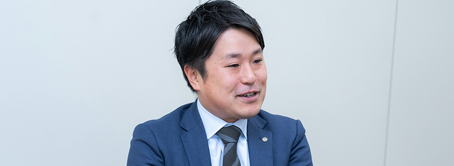  インタビューの様子